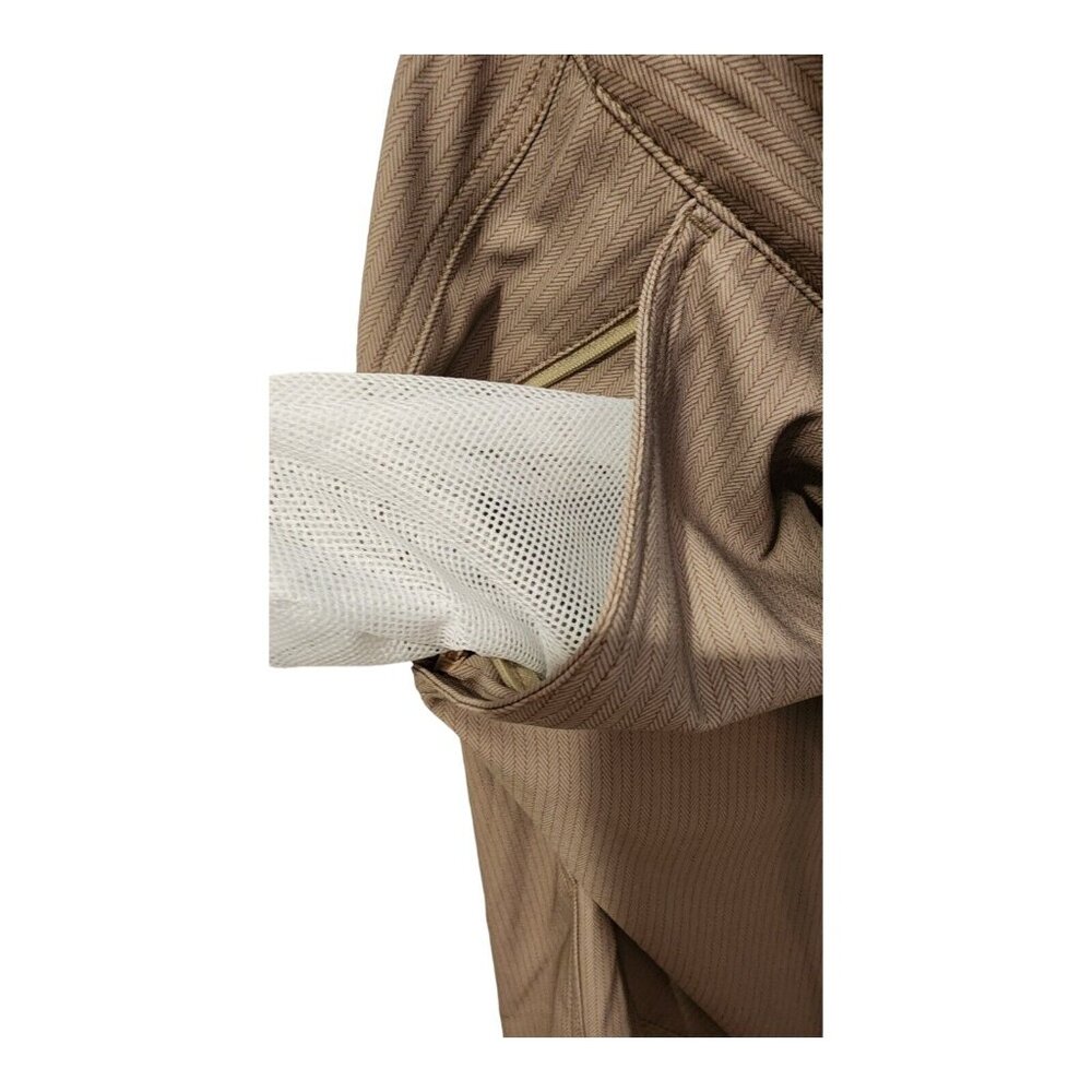 Valor Collective Shorts Men 31 Beige Herringbone 100% Polyester Skate Beach Surf - Picture 9 of 16